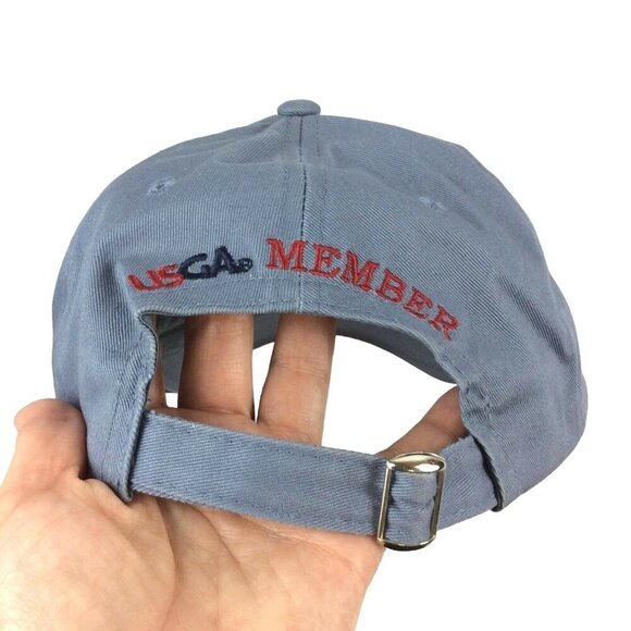 USGA Member US Open 2010 Pebble Beach Gray Adjustable Hat Cap - Picture 4 of 6